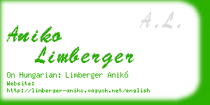 aniko limberger business card